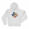 Texas Unisex Hoodie White